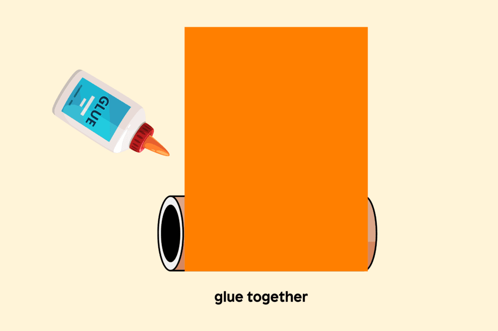 Glue together