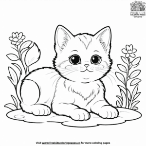 Cat coloring pages