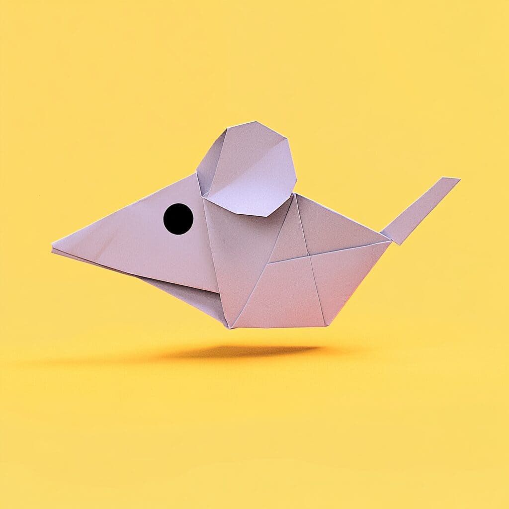 Origami mouse example 3