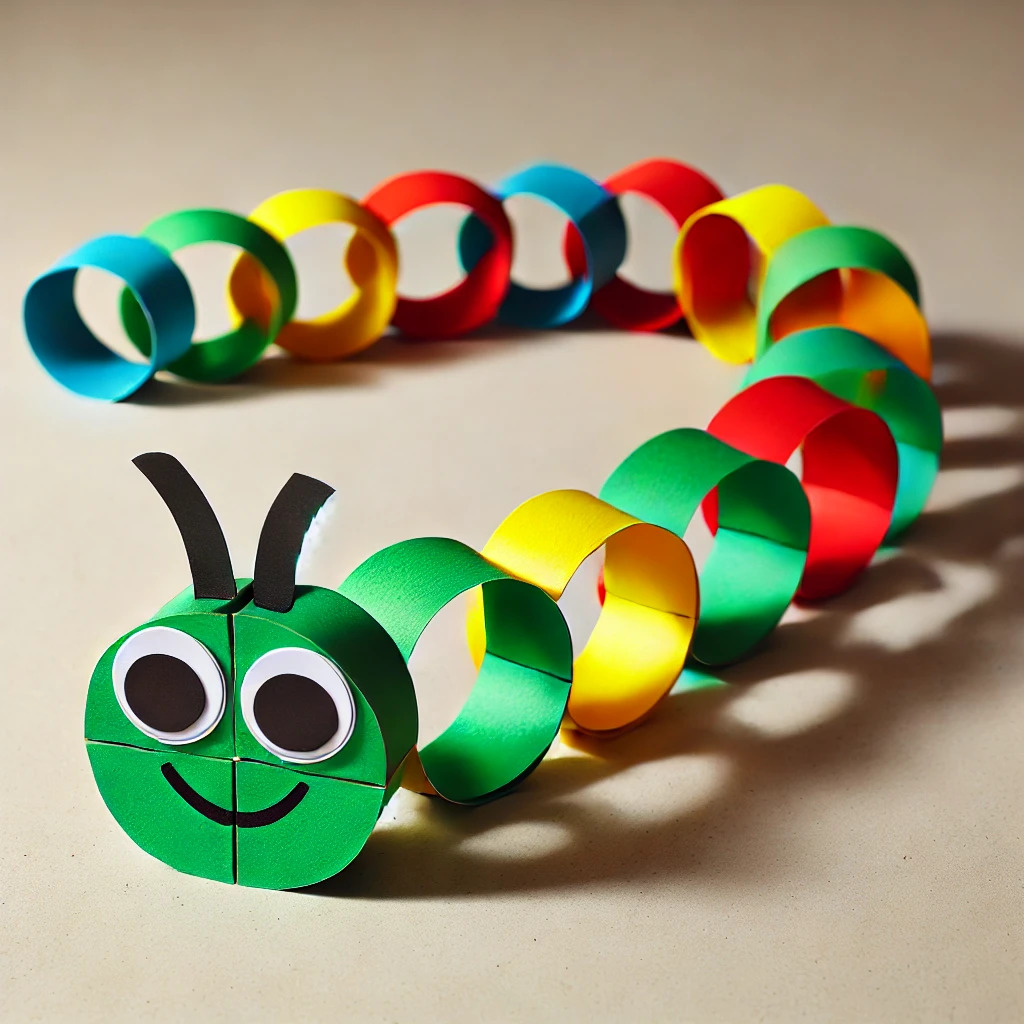 Paper chain caterpillar 2