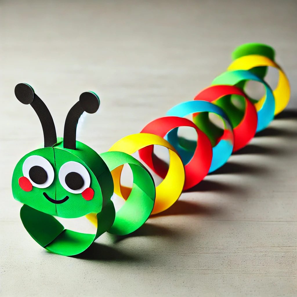 Paper chain caterpillar1