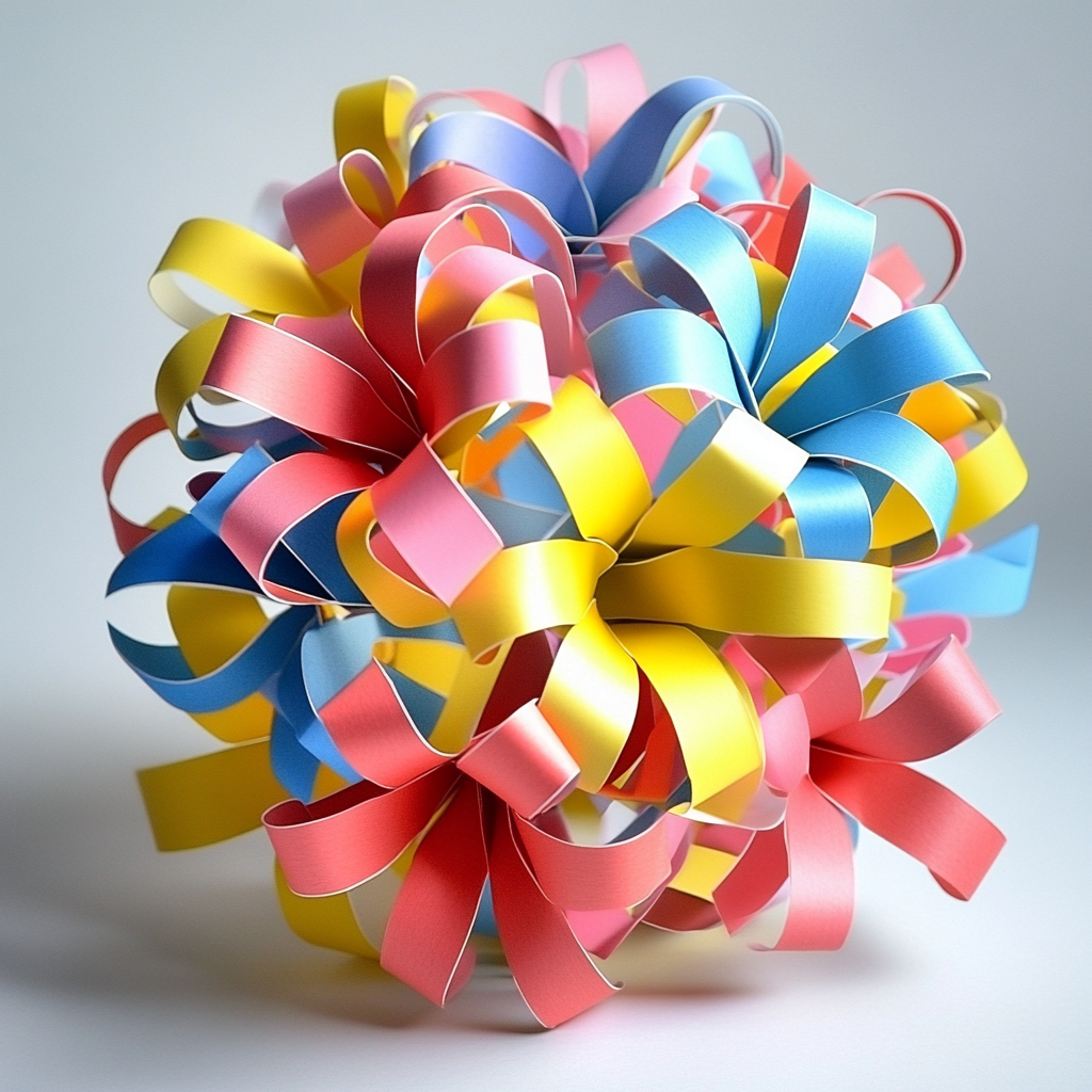 Paper chain flower 2