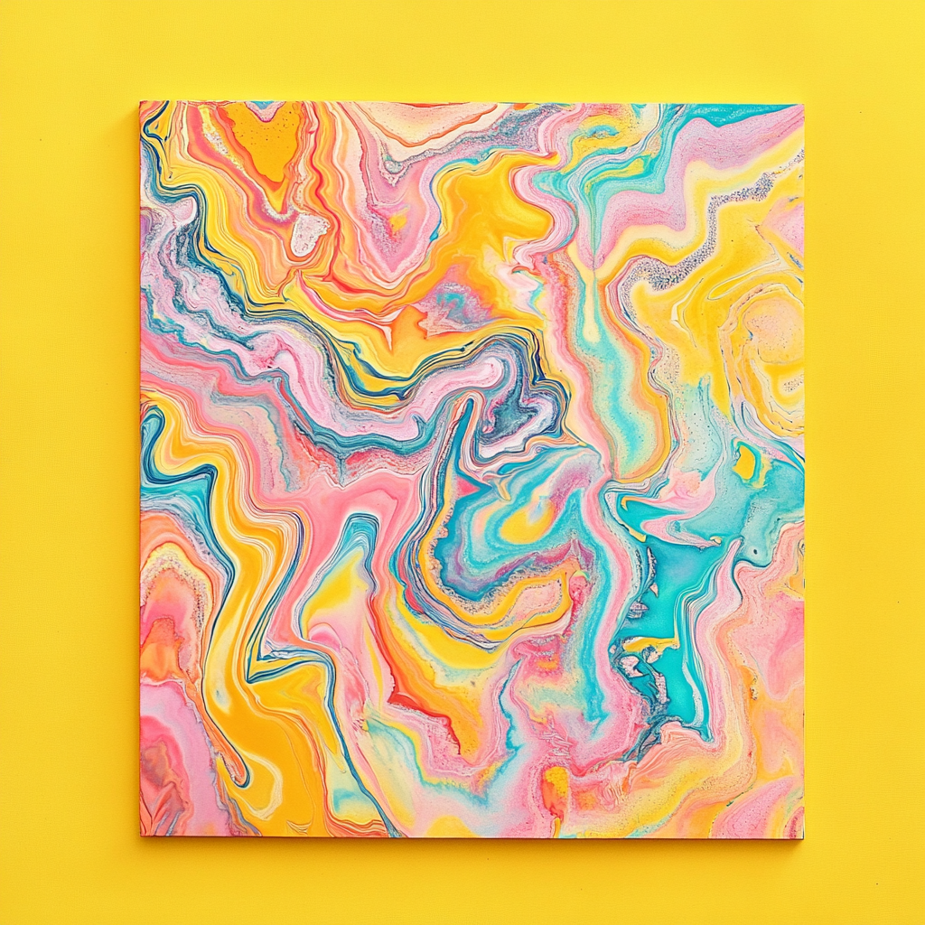 Paper marbling example 1