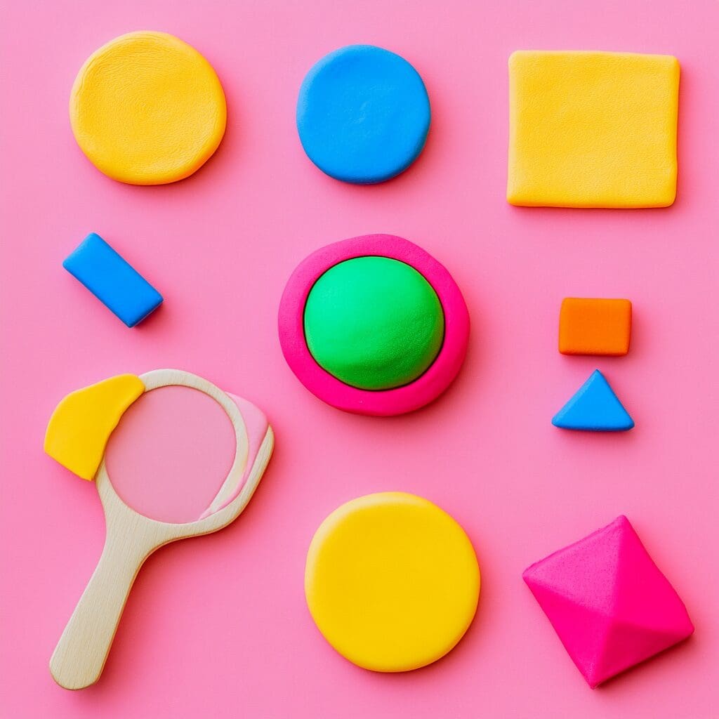 Playdough math activities example 2