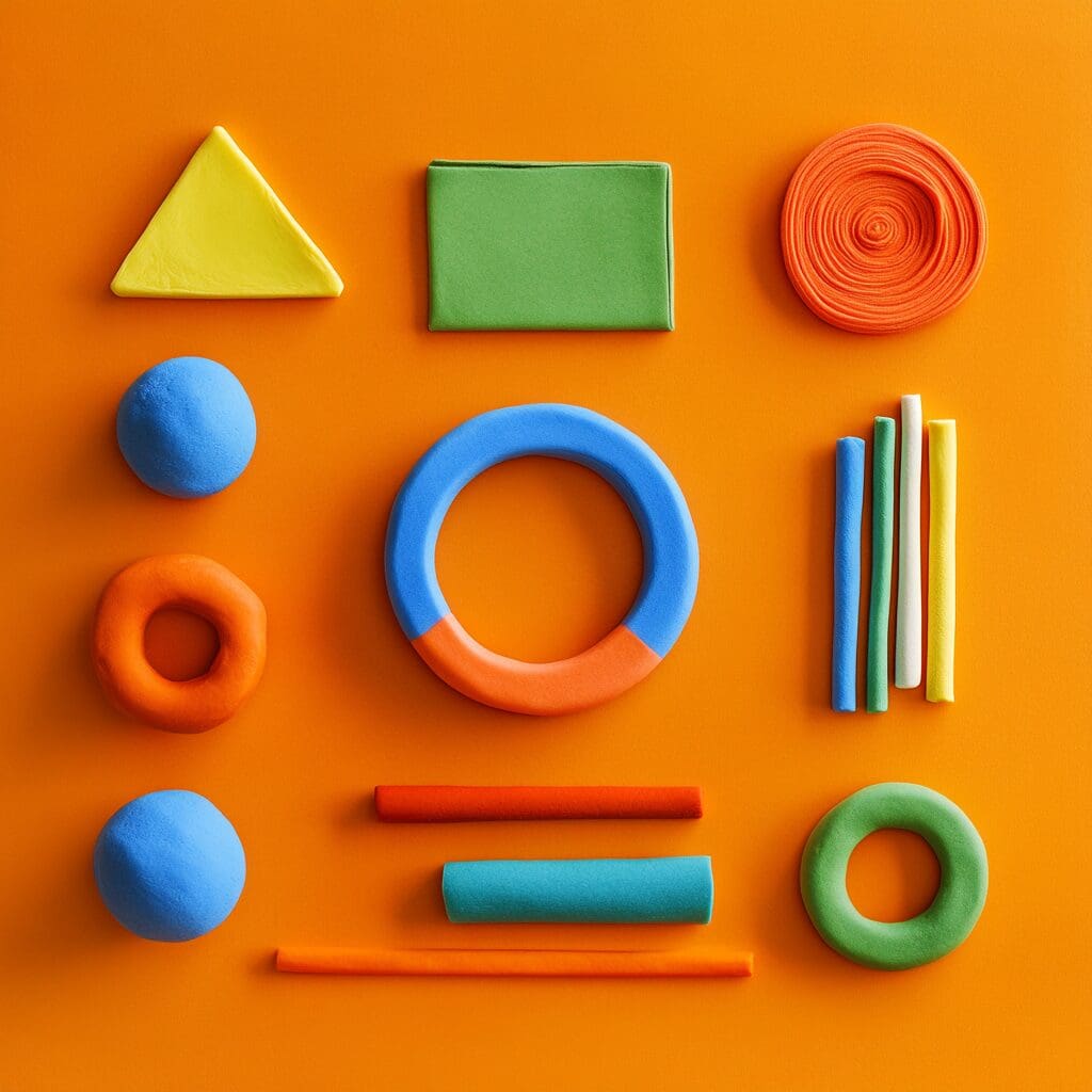 Playdough math activities example 3