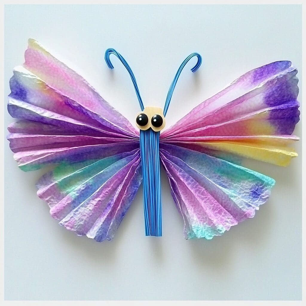 Coffee filter butterfly