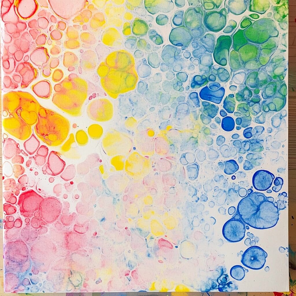 Bubble painting