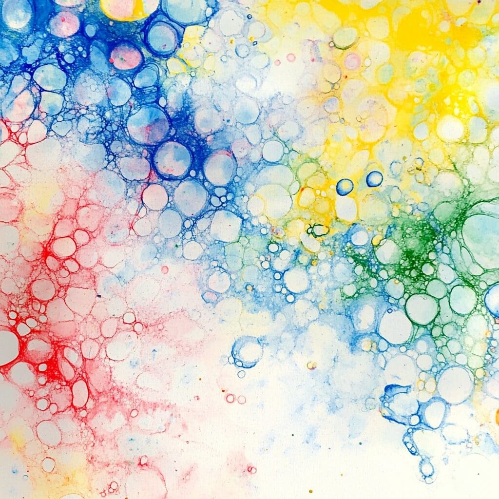 Bubble painting