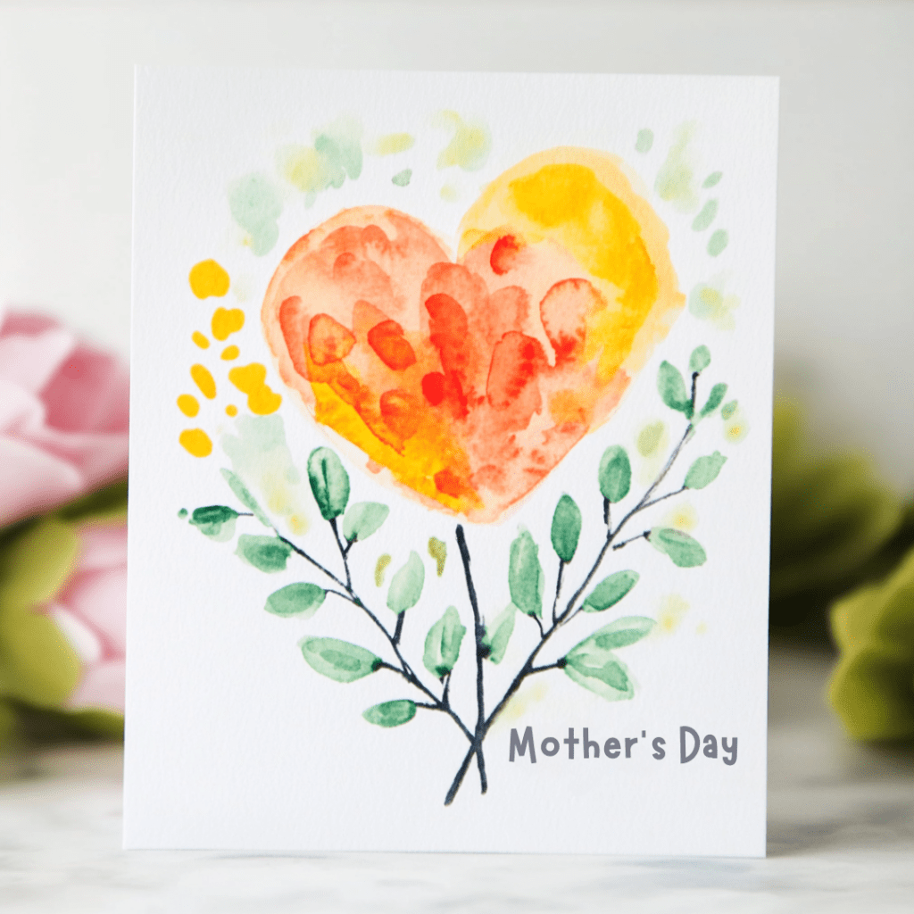 Mothers day card idea