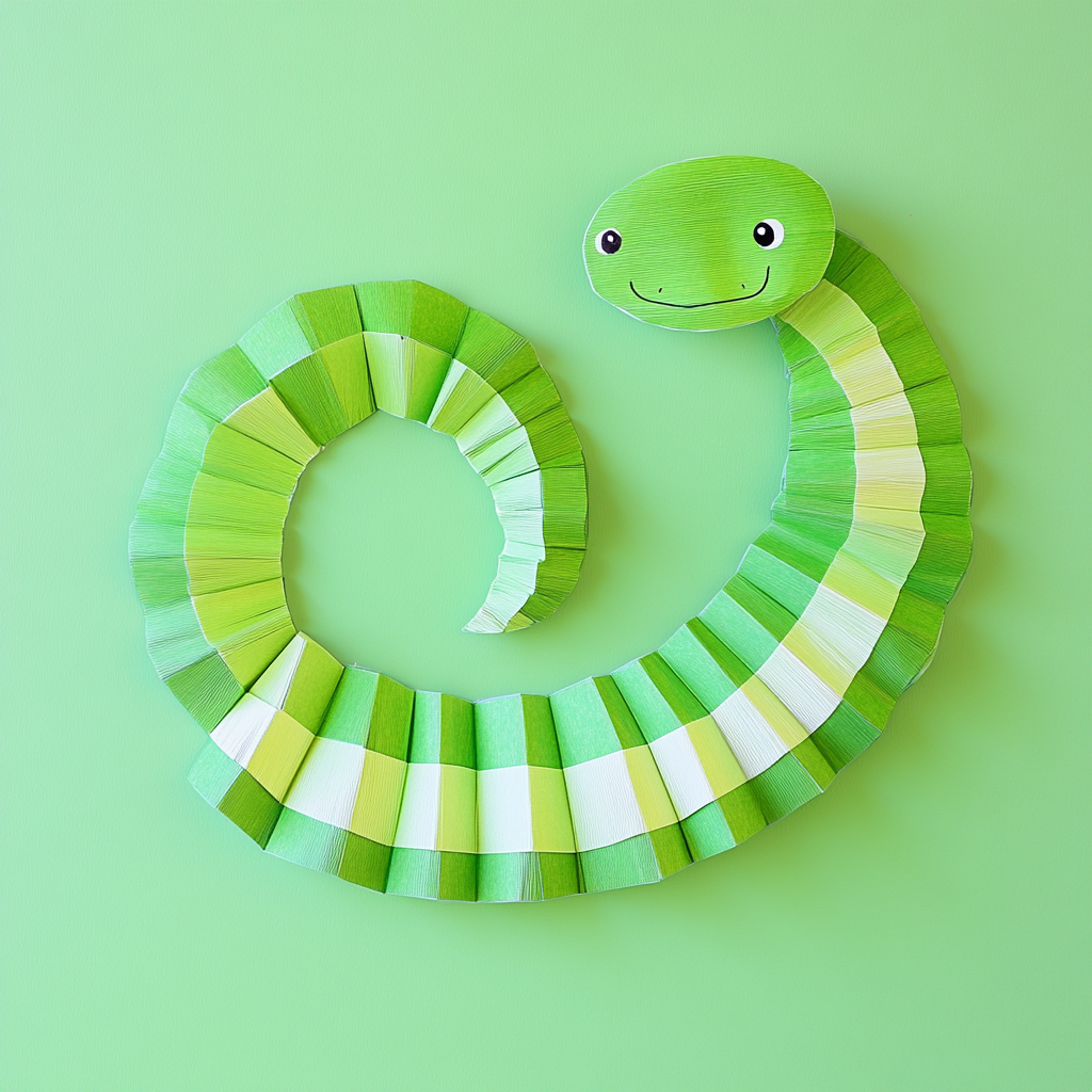 Accordion paper snake 1