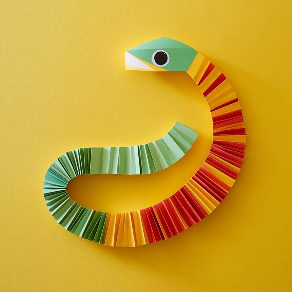 Accordion paper snake 2