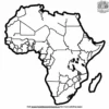 Africa Map Coloring Pages