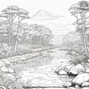 Amazon River Coloring Pages