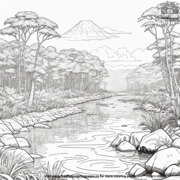 Amazon river coloring pages