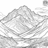 Andes Mountain Range Coloring Pages