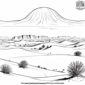 Arabian Desert Coloring Pages