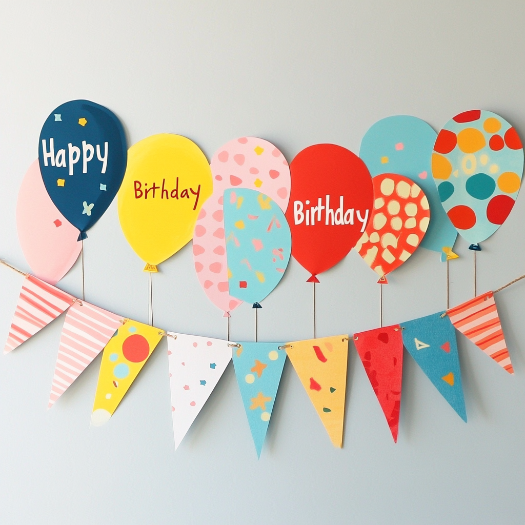 Balloon paper banner 1