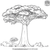 Baobab Tree Coloring Pages