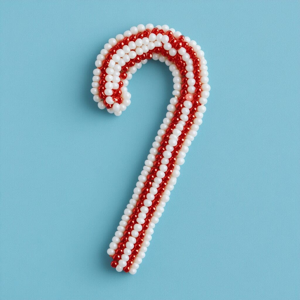 Beaded candy canes 3