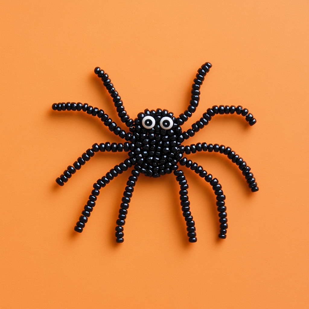 Beaded spider craft 2