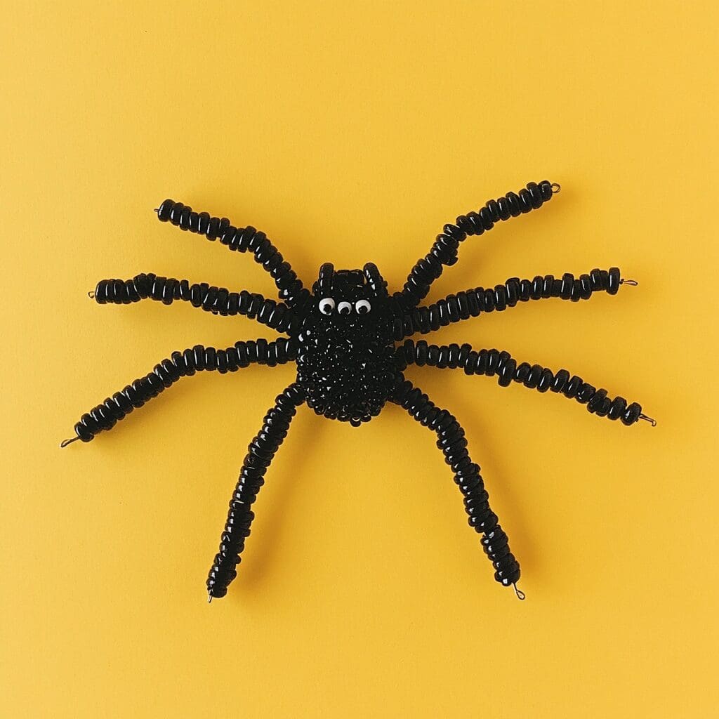 Beaded spider craft 3