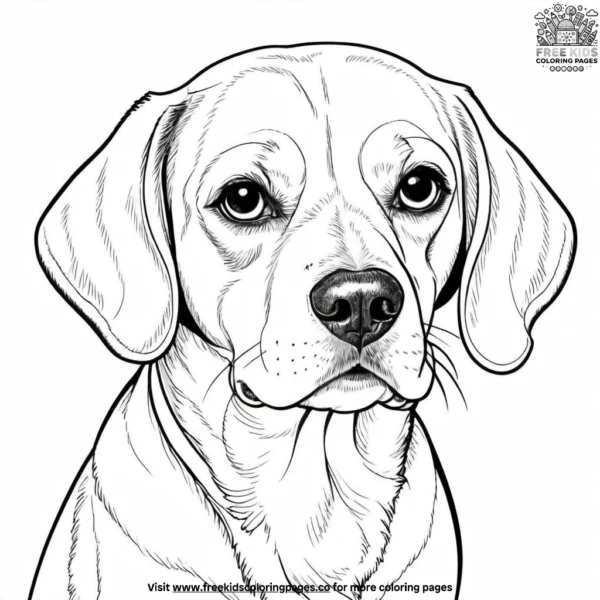 Beagle coloring pages