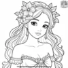 Blooming Belle Coloring Pages