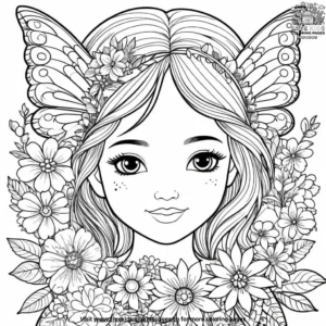 Blossom Bliss Coloring Pages