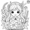 Bouquet Buddy Coloring Pages