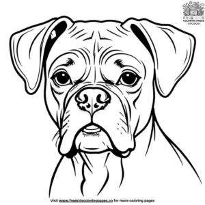 Boxer Coloring Pages