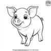 Cartoon Pig Coloring Pages