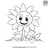 Cartoon Plant Coloring Pages