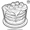 Chocoflan Delights Coloring Pages