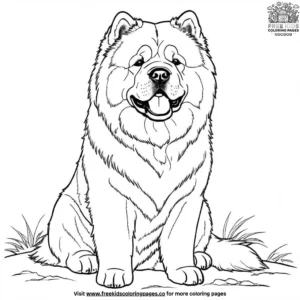 Chow Chow Coloring Pages