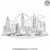 City Panorama Coloring Pages