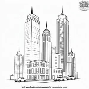 City Skyscraper Coloring Pages