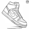 Classic Sneaker Coloring Pages