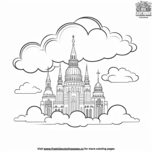 Cloud City Coloring Pages