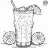 Colorful Aguas Frescas Coloring Pages