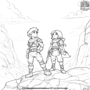 Courageous Heroes Journey Coloring Pages