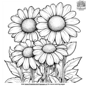 Cute plant coloring pages