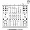 DJ Mixer Board Coloring Pages