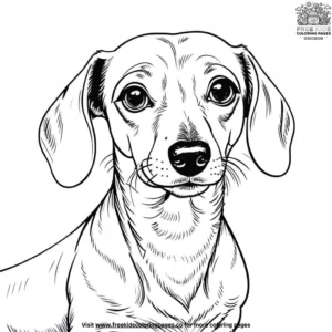 Dachshund Coloring Pages