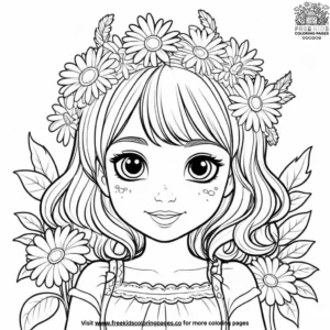 Daisy Darling Coloring Pages