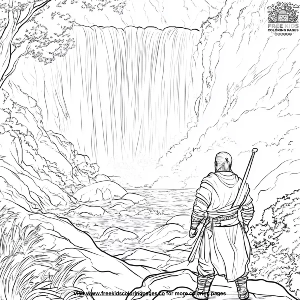 Daring heroic adventures coloring pages