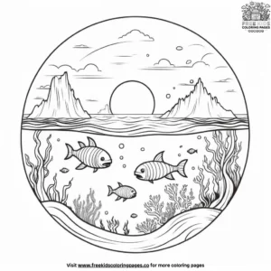 Deep sea abyss coloring pages