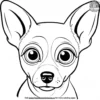 Dog with Big Eyes Coloring Pages