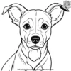 Dog with Floppy Ears Coloring Pages