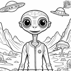 ET Phone Home Coloring Pages