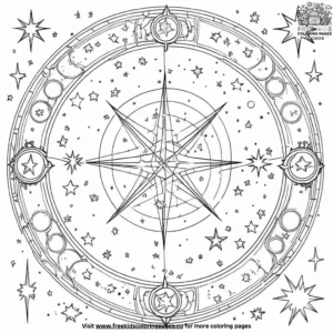 Enchanted Constellations Coloring Pages